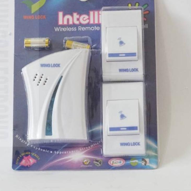 ◄ Bel Pintu Wireless 2 Remot/Bel Rumah 2 Tombol/Doorbel Wireless ➫