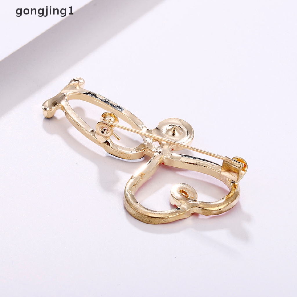 GGG Fashion Love Heart Enamel Brooch Badge Pin Lapel Jewelry Decorations ID