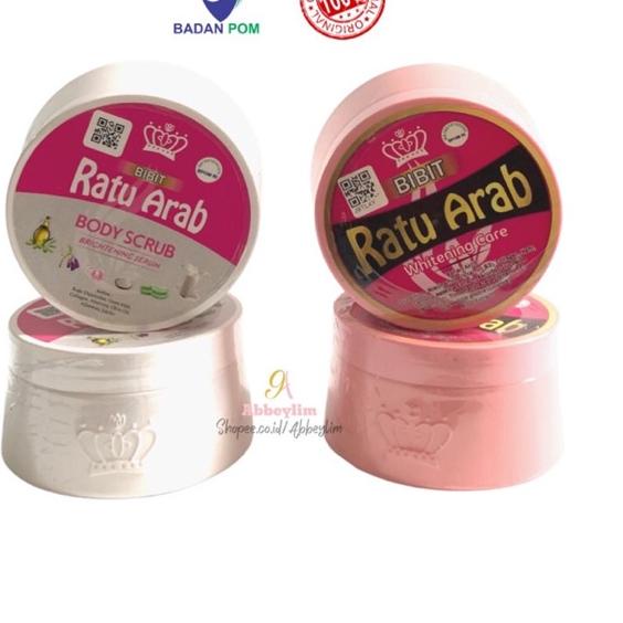 ✴ Bibit Ratu Arab Lotion kemasan baru | Lulur Body Scrub Ratu Arab Original  ➦