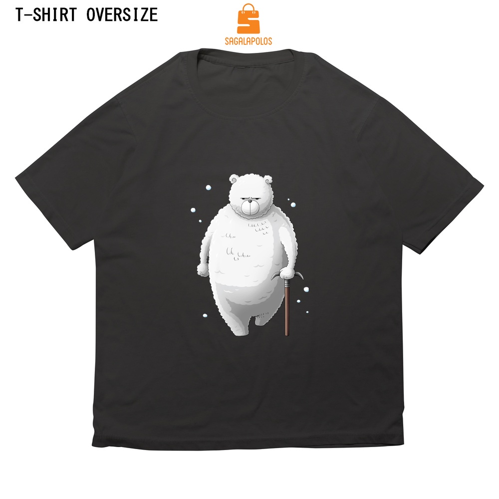 Oversize Tshirt Hiking Bear One Piece | baju kaos oversize pria wanita