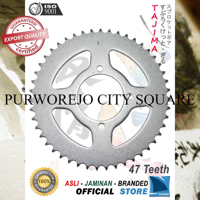 Spesial Gir Belakang / Gear Belakang 428-47T Yamaha Vixion, Vixion New TAJIMA