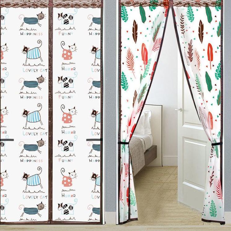 ✴ Tirai Magnet cm / Tirai Pintu Ruang AC / Anti Nyamuk / Semi Transparan PVC ✈