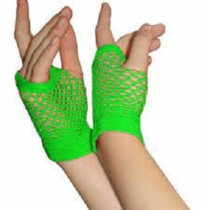 Net Glove Sarung Tangan Jala Cosplay Wibu Halloween Costume Cosplay