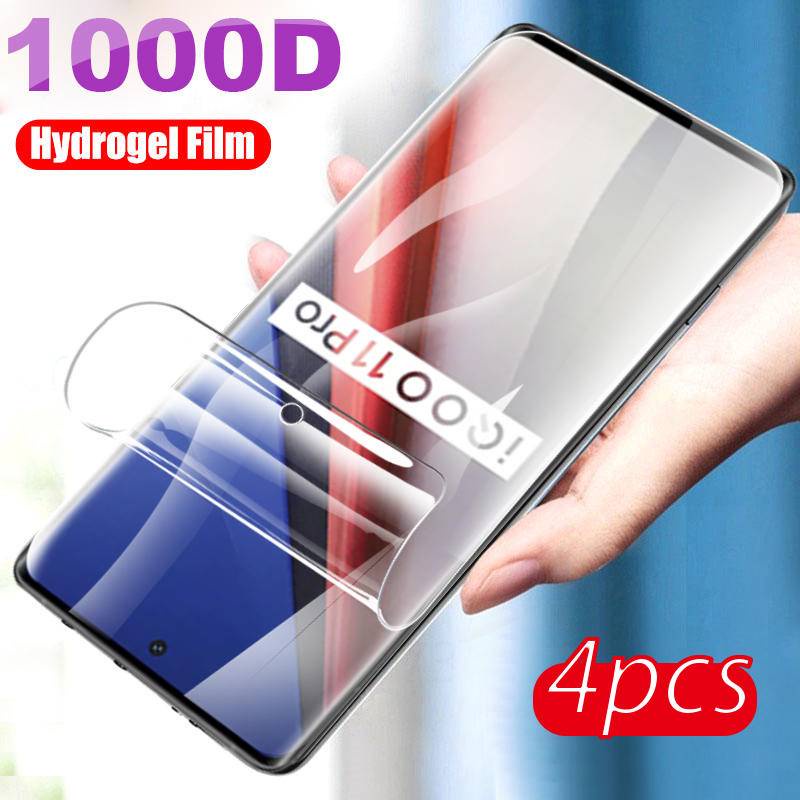 4pcs Pelindung Layar Film Hydrogel Untuk Vivo iQOO 11pro Screen Protector Untuk Vivo GT5 Iqoo11Pro Not Tempered glass