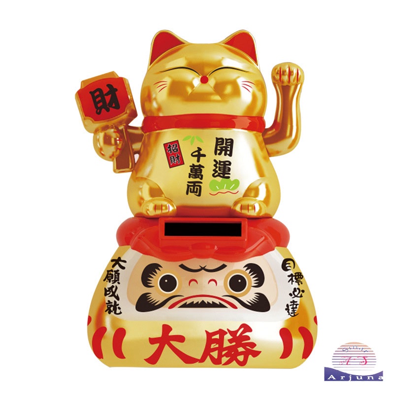 PAJANGAN kucing rejeki /kucinghoki/ lucky cat menang 11cm