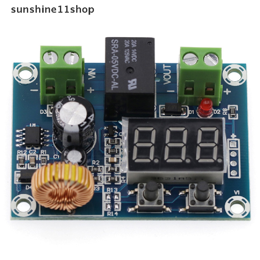 Sho XH-M609 DC 12V-36V Charger Module Modul Perlindungan Tegangan Daya Rendah Putus Papan Modul Perlindungan OverDischarge N