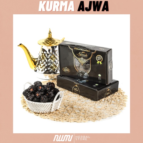 

Kurma Ajwa Eljazirah Premium Grade A 500 Gram