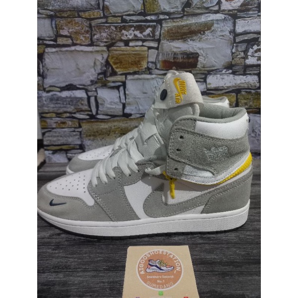 N1ke A1r Jordan 1 High Switch Smoke Grey
