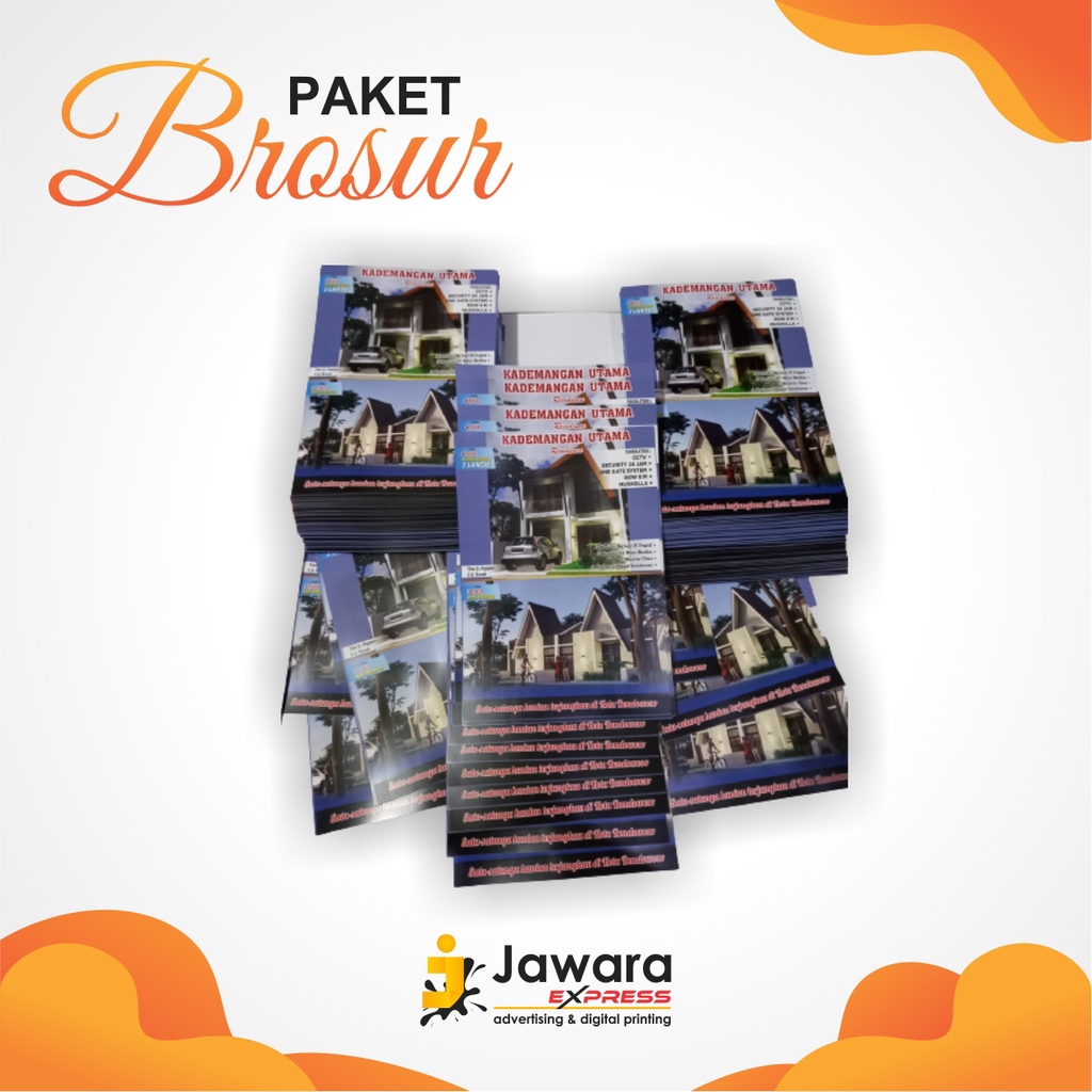 

PAKET CUSTOM BROSUR , FLYER , LEAFLET (A4 , A5 , 1/3A4) 1 RIM 500 PCS 1 SISI