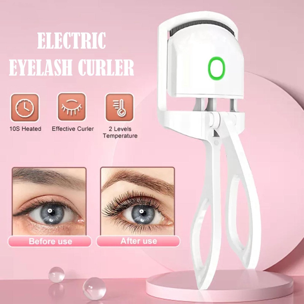 Electric Heated Eyelash Curler EC1 Penjepit Bulu Mata Pelentik Bulu Mata Jepitan Bulu Mata Lashes Elektrik Wireless Type-C Charging Long Battery Life