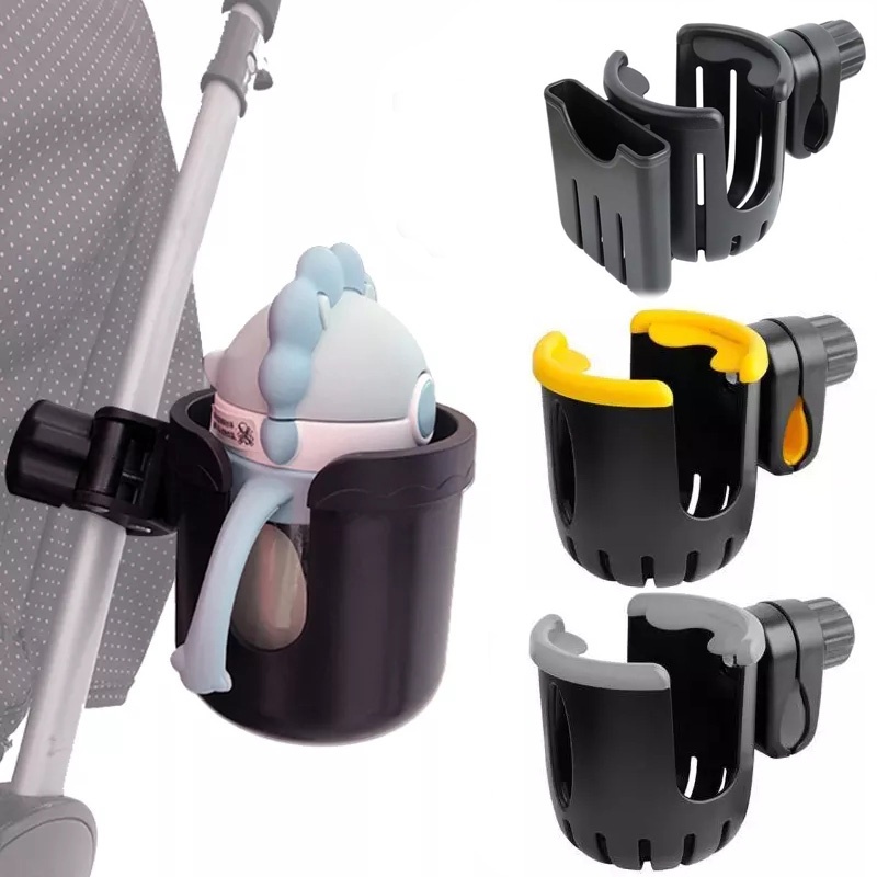 Kereta Dorong Bayi Multi-Fungsi Sepeda Gunung Cup Holder 360derajat Rotatable Kettle Drink Cup Holder Aksesoris Penyimpanan Sepeda