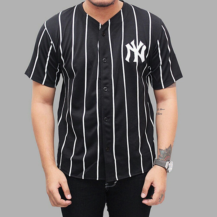 Bisa COD BAJU BASEBALL PRIA NY / JERSEY BASEBALL PRIA / KAOS BASEBALL PRIA NY Original Asli