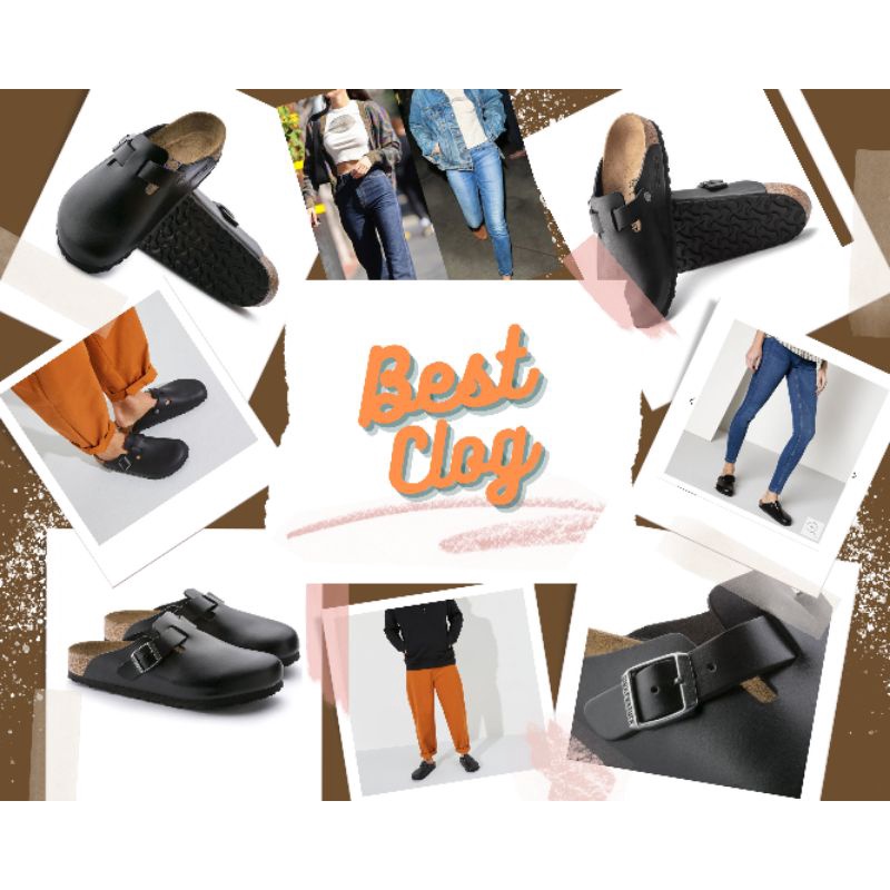 PRELOVED Authentic Sandal Birkenstock Boston Clog Size 37