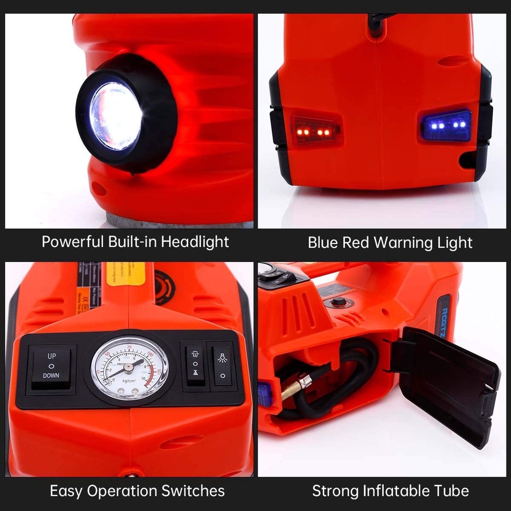 AKN88 - ELECTRIC CAR JACK 5 TON Dongkrak Hidrolik Elektrik 5 Ton Super Lengkap