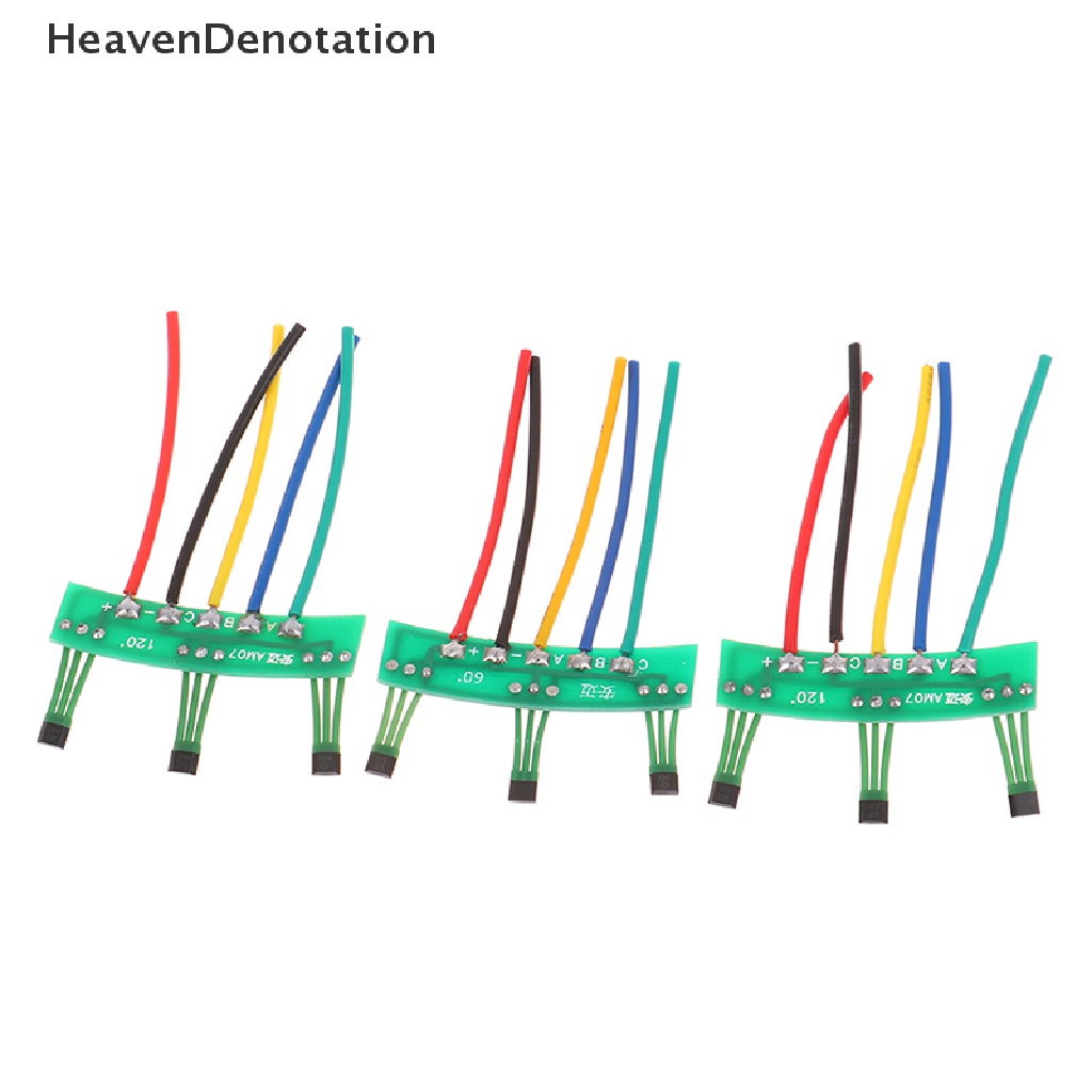 [HeavenDenotation] 1pc Sensor Aula Motor Brushless Daya Tinggi Dengan Plat Dan Kawat3144 413 41F 43F Komponen PCB Hall Motor Listrik Roda Dua Kendaraan Elektrik Brushless Motor H