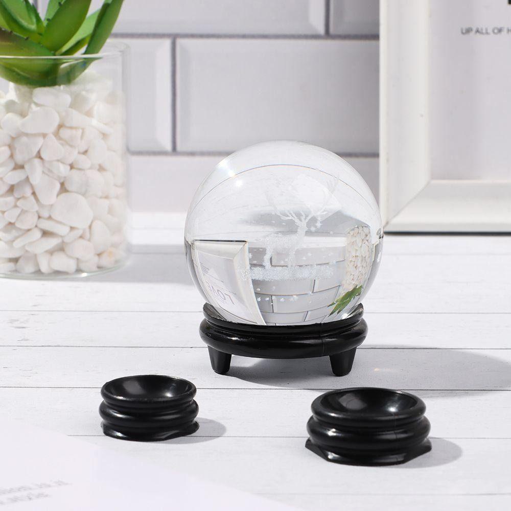 [Elegan] Stand Bola Kristal Miniatur 1Pcs DIY Untuk Sepak Bola Voli Bola Rugby Fotografi Prop Hias Display Holder