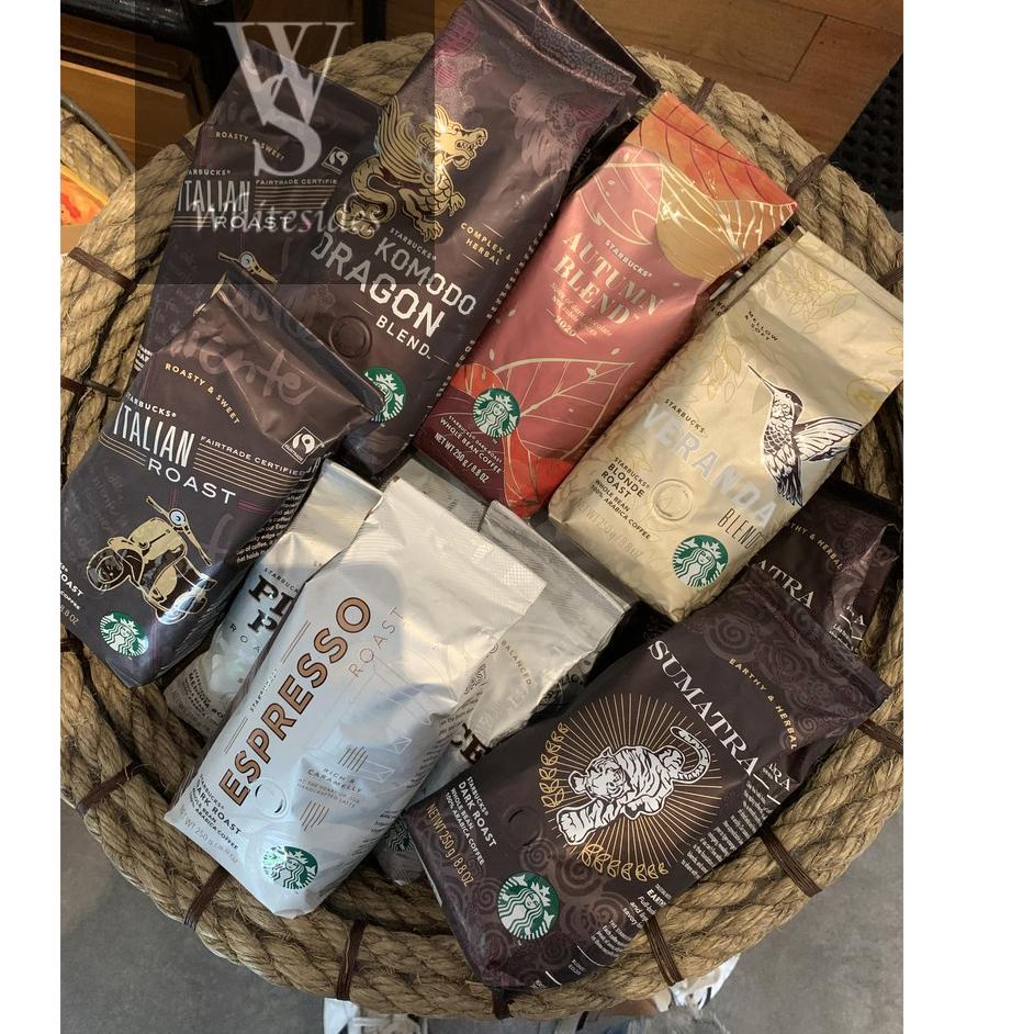 

♬ Whole Bean Dark Roast 250gr Starbucks Coffee Grind Papua New Guinea Veranda Colombia Siren Pike Place House Blend Indonesia Aceh Breakfast Kenya Guatemala Espresso Italian Sumatra Komodo Dragon Verona Kopi Biji Arabica Robusta Black Flavoured ♦