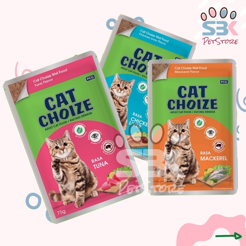 Cat Choize Wetfood Makanan Basah Untuk Kucing 75gr