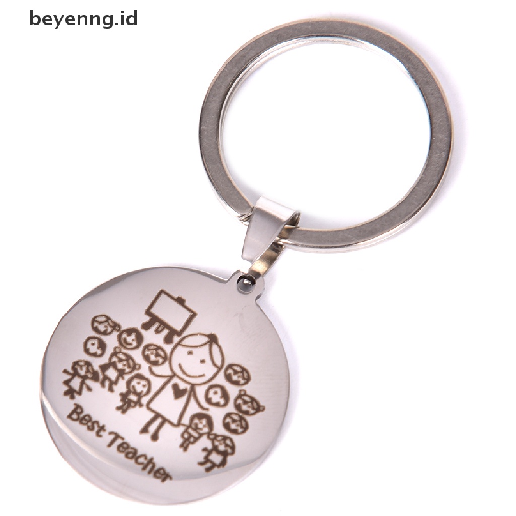 Beyen Grafir Keyring Thanks for Teacher Keychain Custom Nama Hadiah Untuk Guru New ID