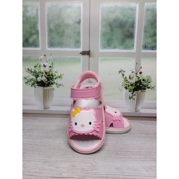 Sepatu sandal anak bunyi bayi perempuan usia 1-3 tahun /sendal anak lucu /sandal casual