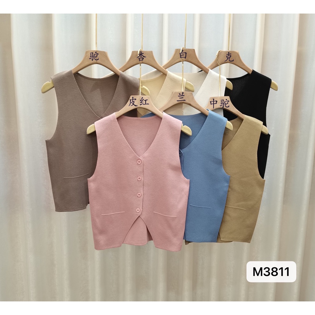 Nadine Rompi Knit Korean - Atasan Wanita Rajut Import TM (M3811)