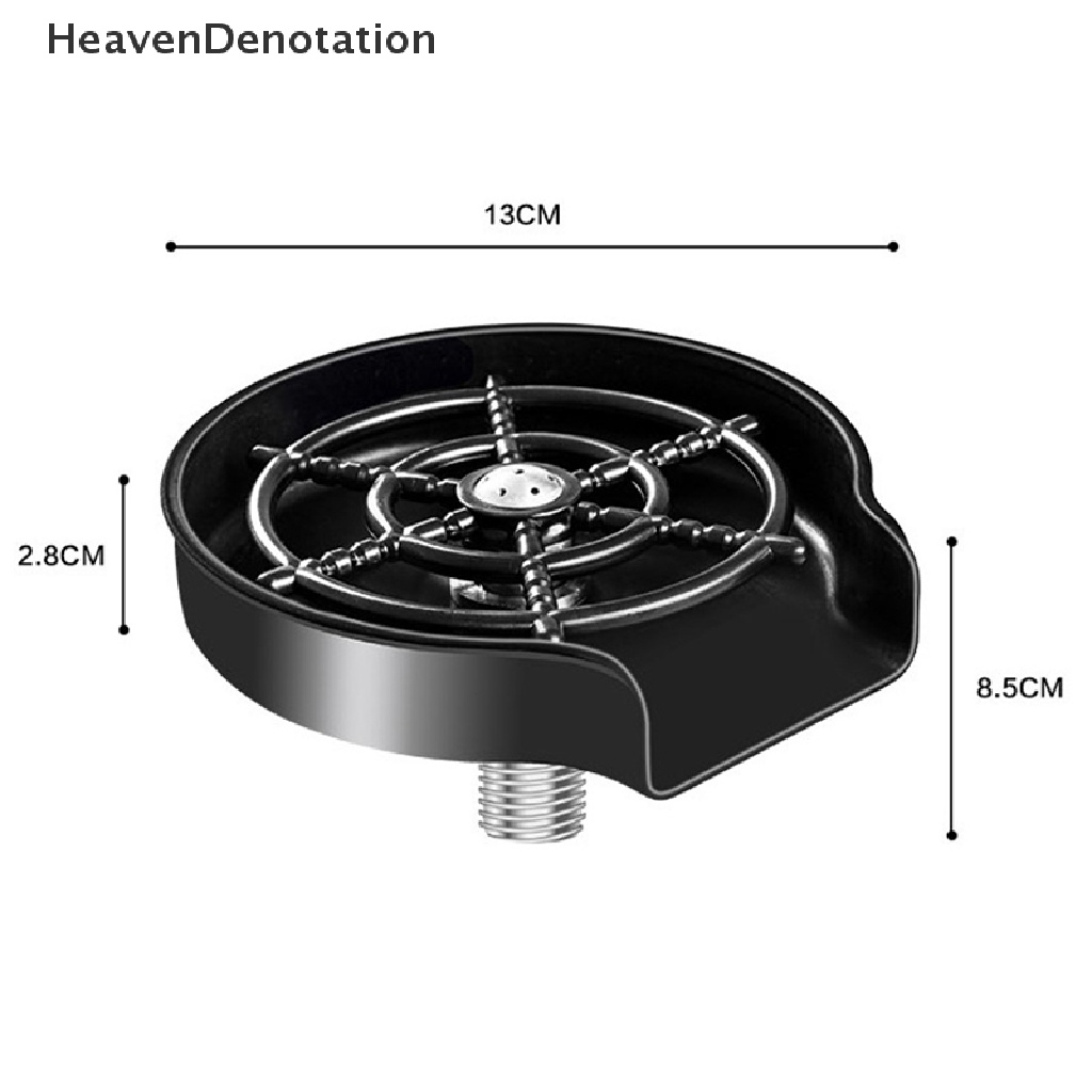 [HeavenDenotation] High Pressure Cup Washer Faucet Glass Rinser Gelas Otomatis Washer Bar Beer Susu Teh Pembersih Cangkir Aksesoris Wastafel Dapur HDV