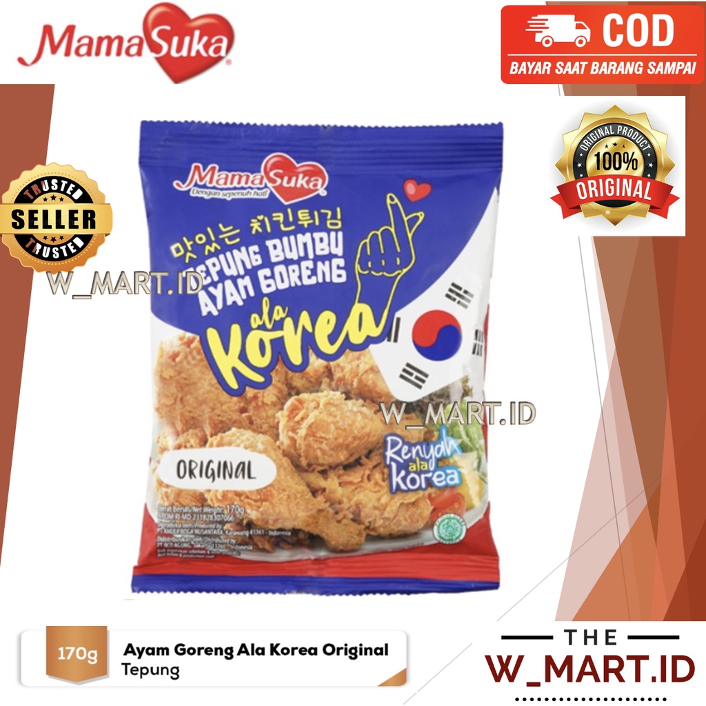 

MAMASUKA TEPUNG BUMBU AYAM GORENG SERBAGUNA ORIGINAL 170 GR