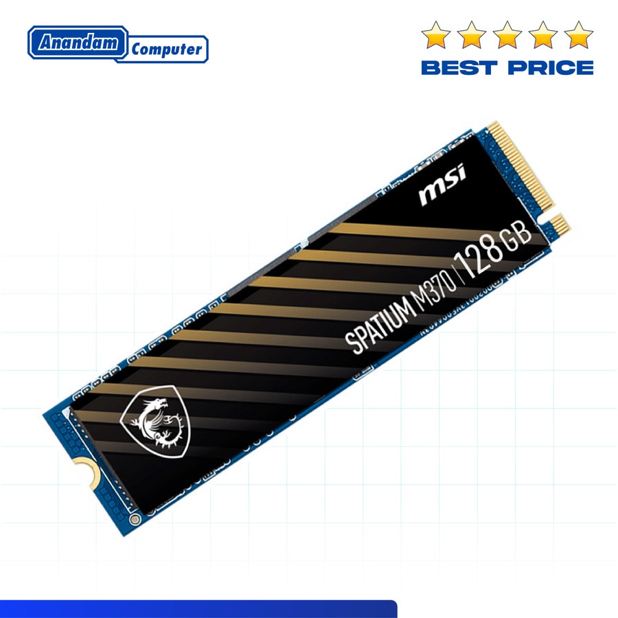 SSD MSI Spatium M370 128GB PCIe 3.0 NVMe M.2