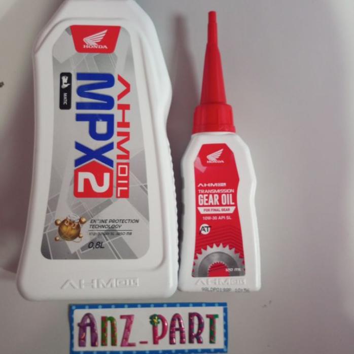 PAKET Spesial oli honda matic mpx 2 for Honda matic all beat,vario.scoopy ORIGINAL (Kemasan Baru)
