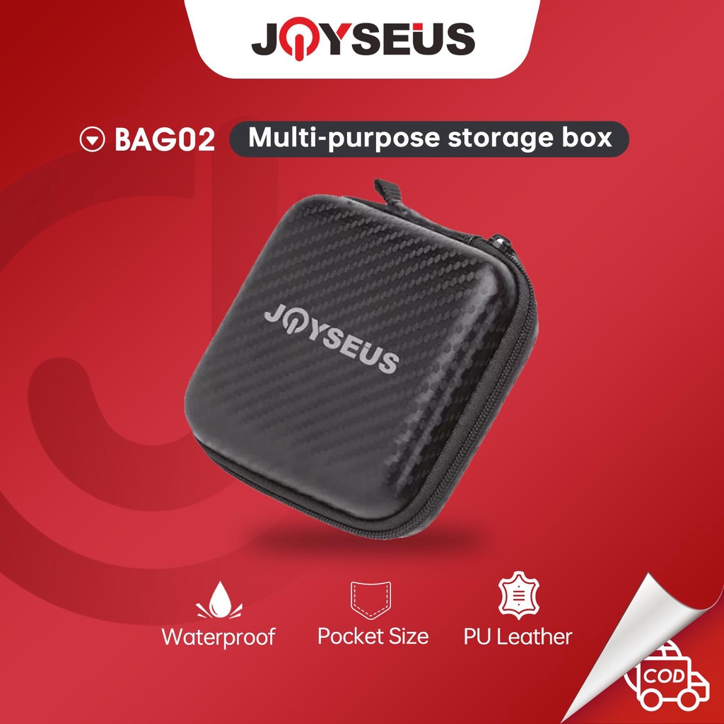 JOYSEUS Earphone Holder Case Storage Bag Box Case For Earphone Headphone Accessories Earbuds memory Card USB Cable-BAG02