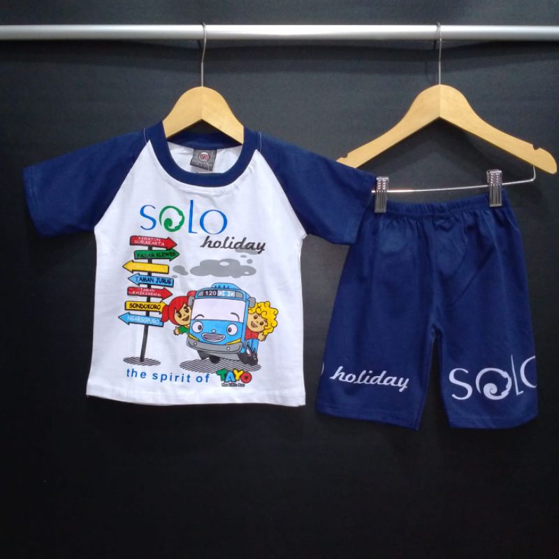[Khas Solo] Setelan Baju Anak Solo - Oleh Oleh