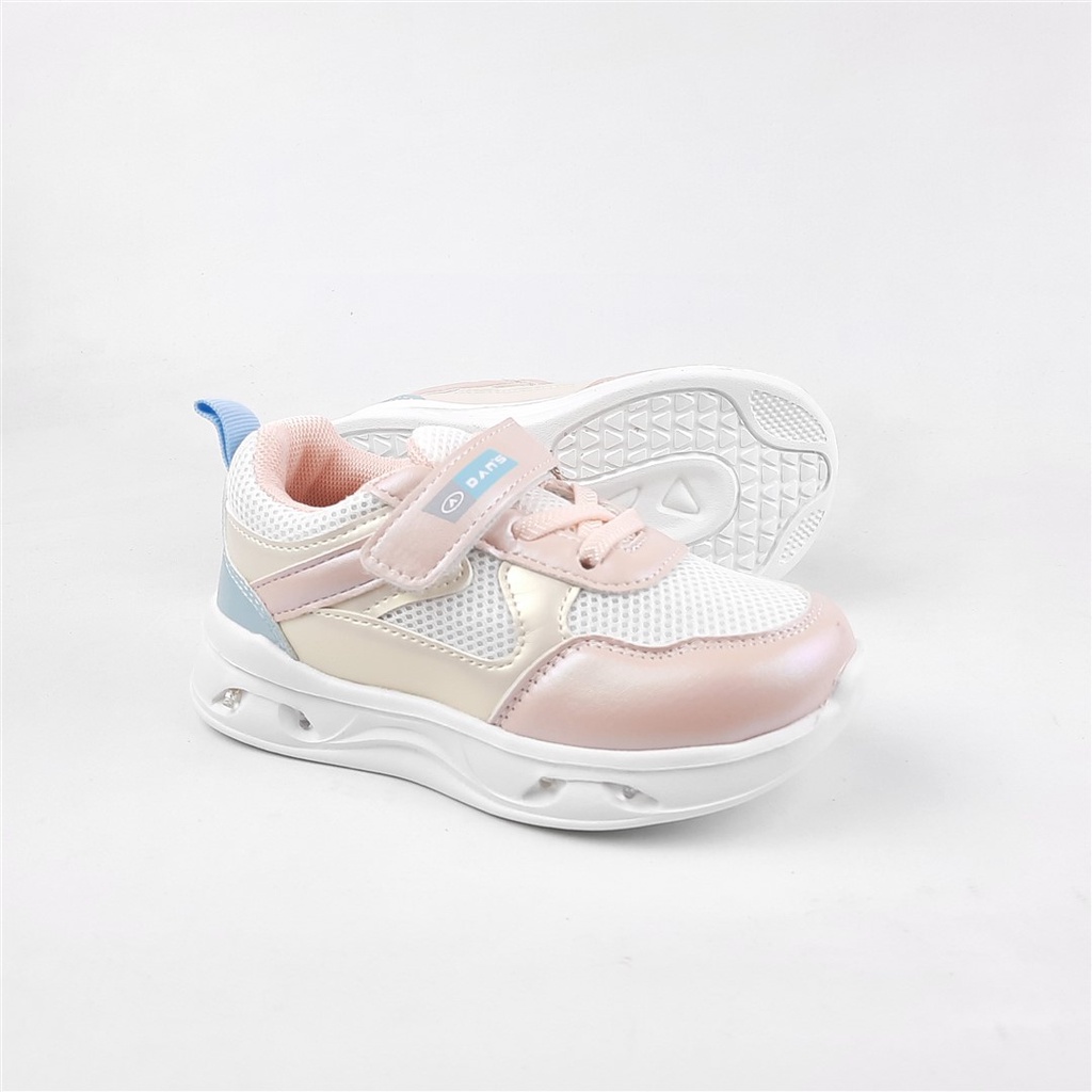 Sepatu Led sneakers anak perempuan Dans Mola 24-27