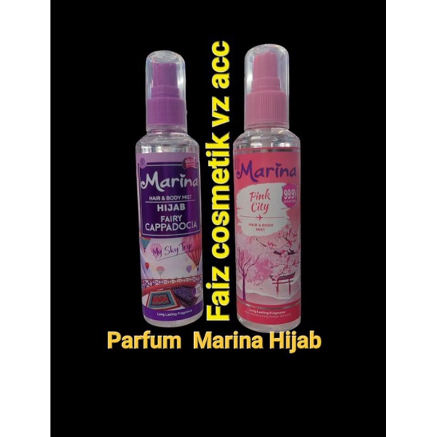 Parfum Marina Hijab Wanita Martha Tilaar Mist Cologne party babe 100ml Gratis 1 Botol  belia 100ml