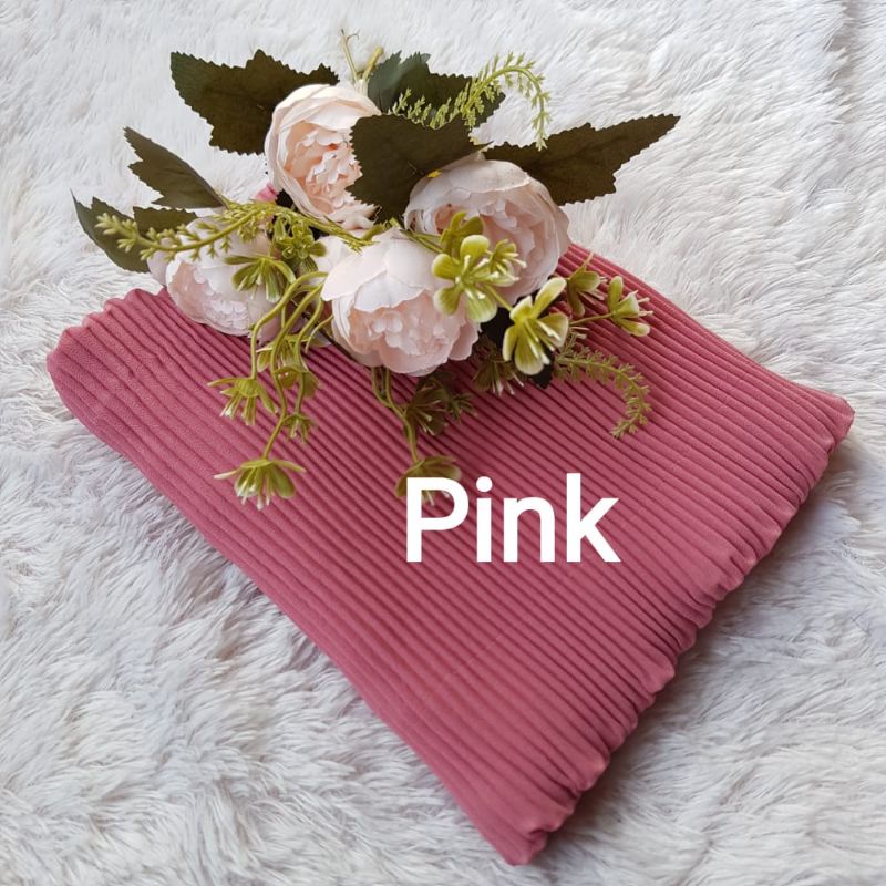hijab pashmina plisket ceruty bebydoll  size 175x75/kerudung hijab pashmina plisket ceruty bebydoll 