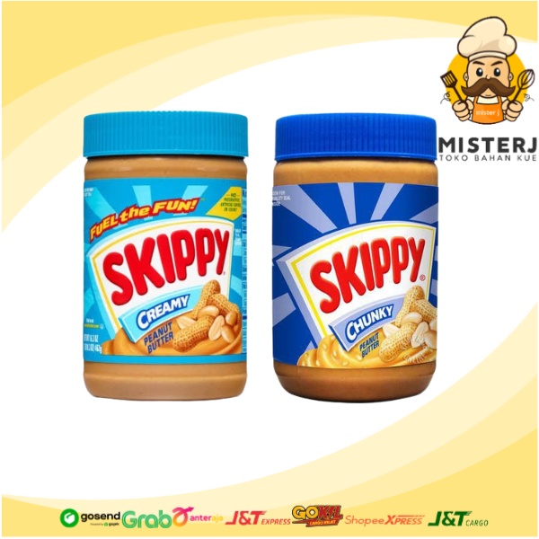 Skippy Selai Chunky | Creamy | 500 Gram | Selai Skippy Import + BUBBLE WRAP