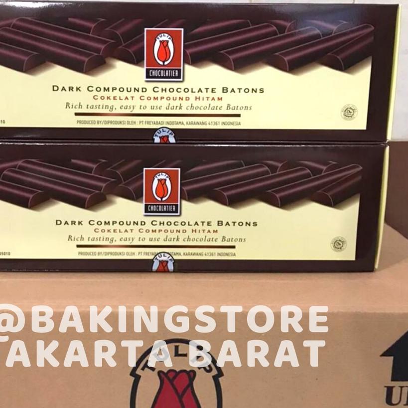 

℗ Chocolate Sticks Batons Tulip Compound Sticks Stik Coklat Baton 1,5kg ✫