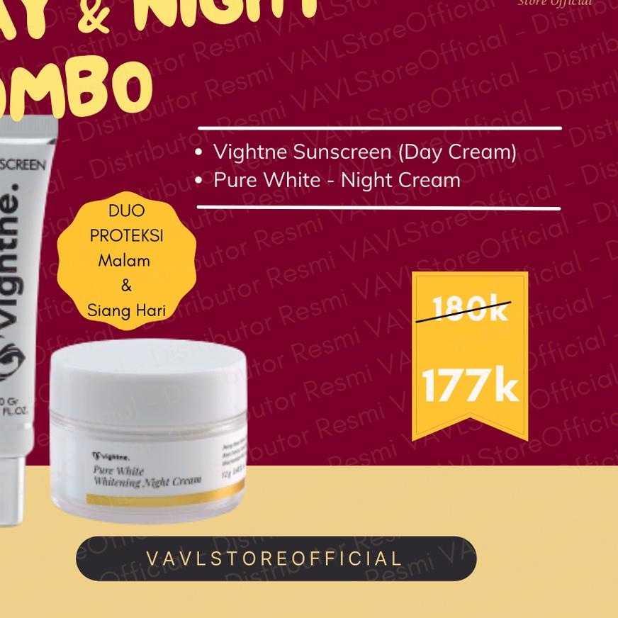 

۩ [READY] VAVL DAY & NIGHT CREAM Vightne PureWhite by Virginy Valentine (vivalentine) Pure White GRAM ✵