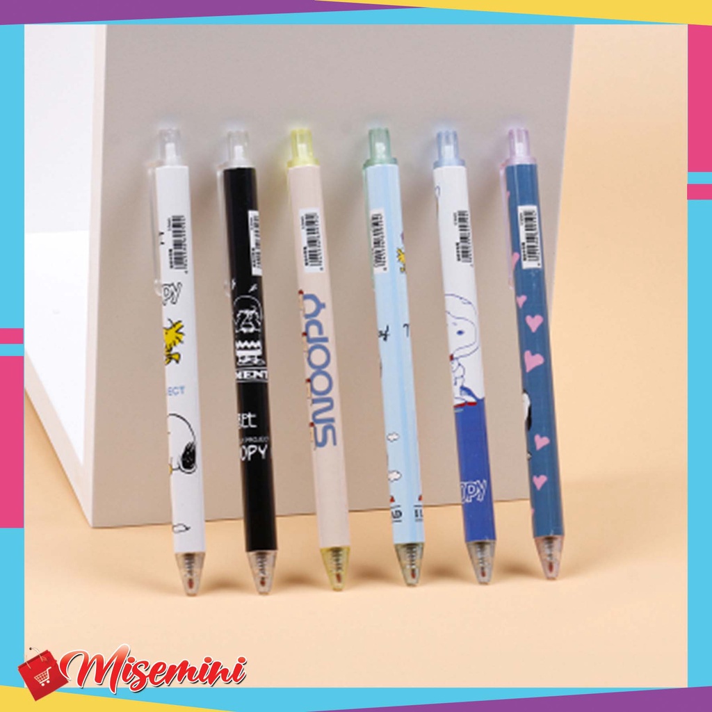 

Pulpen Gel Motif Snoopy Pulpen Pelajar Dan Kantor Pena Lucu Puppy Snoopy Press Gel Pen 595