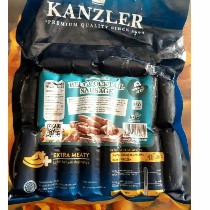 

Ready Stok Kanzler Sosis Beef Cocktail 250gr