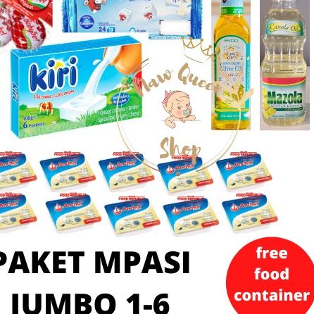 

✾ PAKET MPASI LENGKAP JUMBO ( BELCUBE + KIRI + BABYBEL + CASA DI OLIVA / EVOO + MAZOLA + ANCHOR) ✮