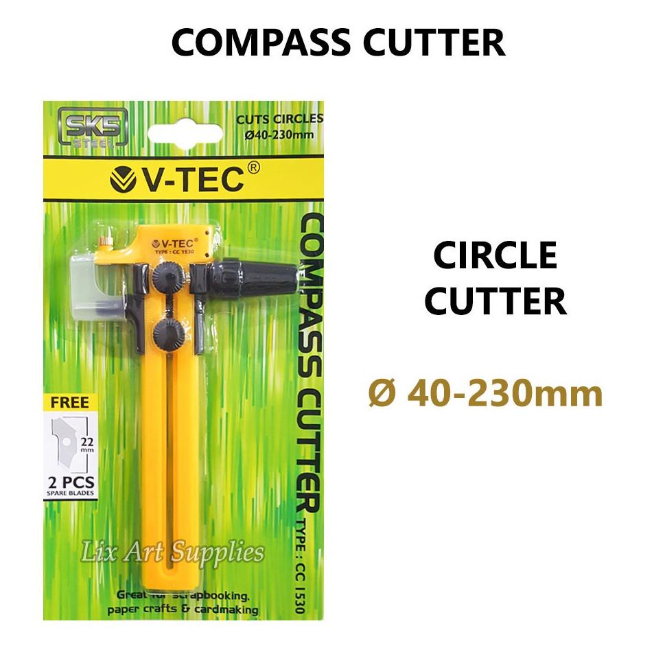

X22 V tec compass circle cutter pemotong kompas lingkaran TREND ➤