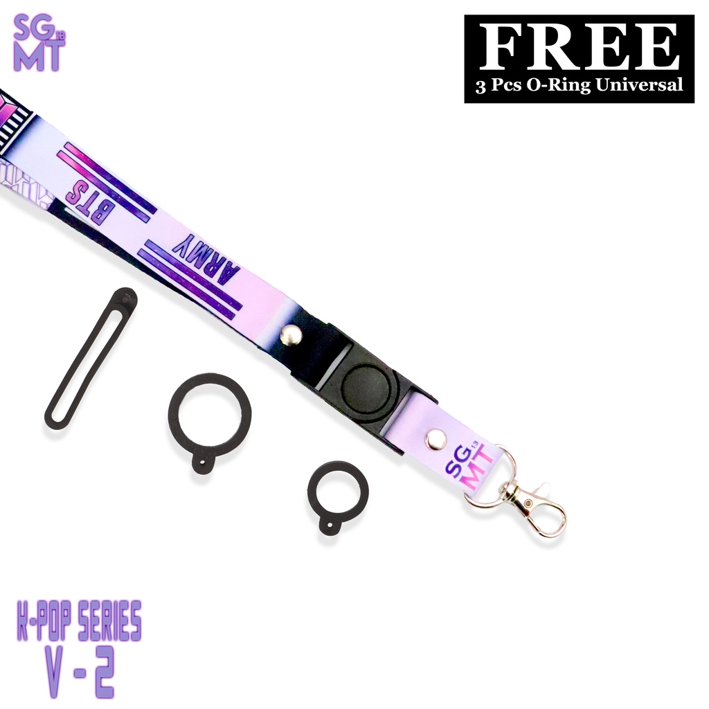 Lanyard BTS Sigmat13 Gantungan id card Printing Kpop Series 2