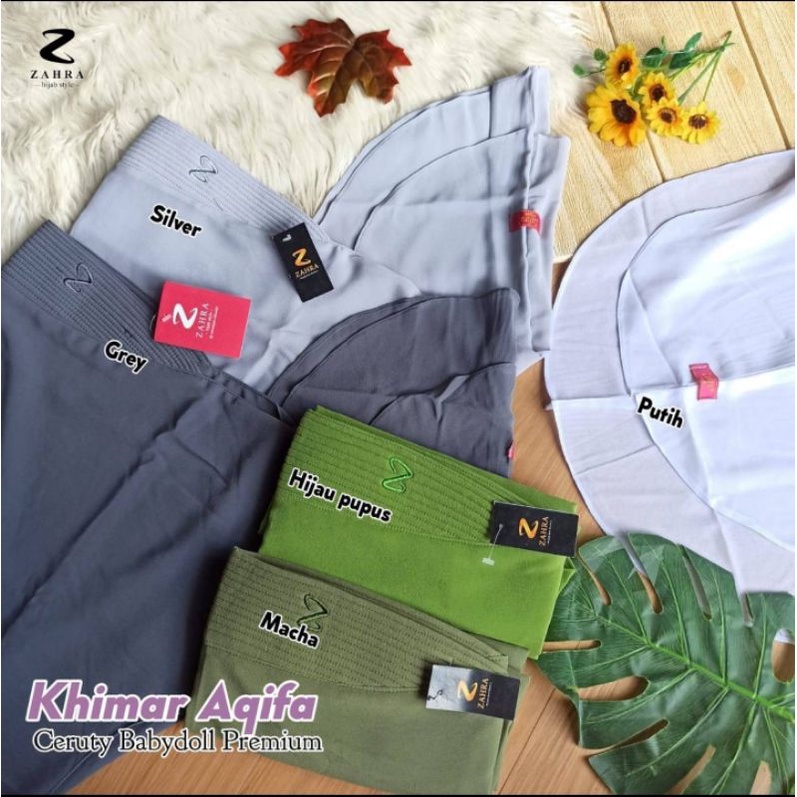 KHIMAR 2 LAYER ORI ZAHRA HIJAB