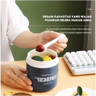 MARKASSHOP66-NEW GELAS SOUP CUP/SEREAL/SUSU/KOPI PORTABLE KOTAK MAKAN SOUP CUP 510 ML 6772