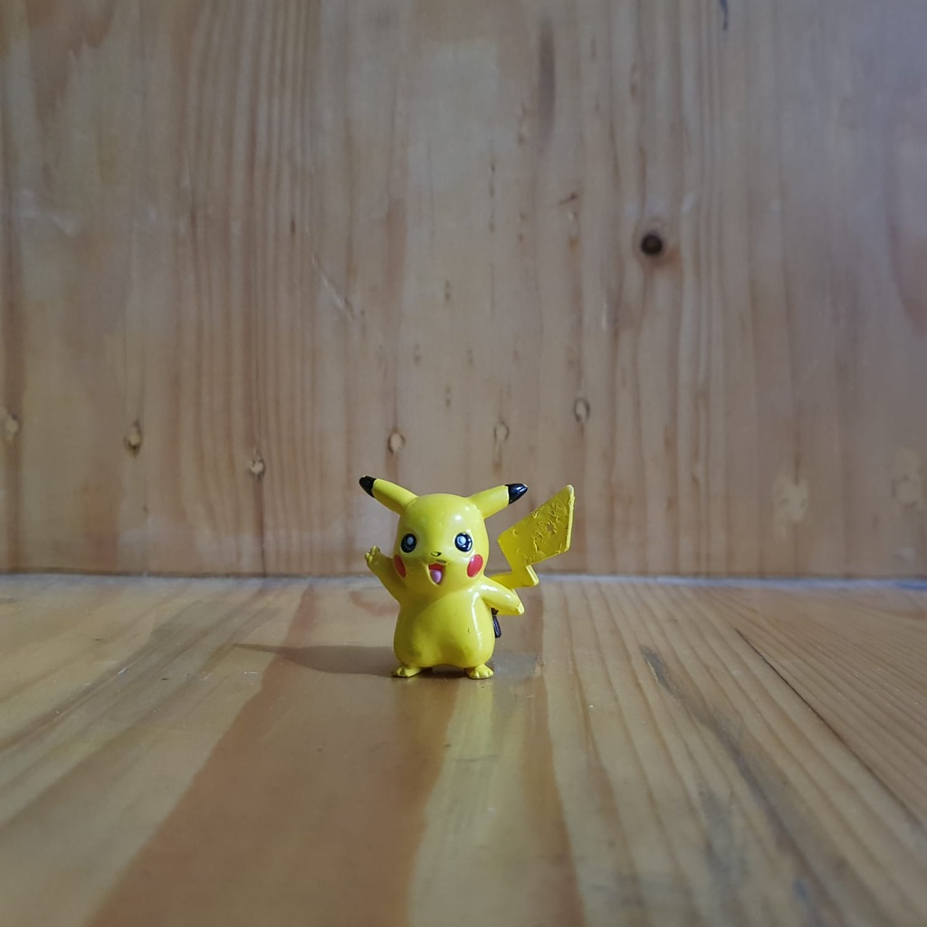 Pikachu Mini Figure Pokemon Figur Original Tomy RARE Pocket Monster Bandai Pikacu