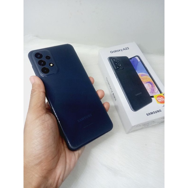 Samsung a23 ram6 128gb lengkap second seken bekas lengkap murah ORIGINAL siap pakai Banjarmasin