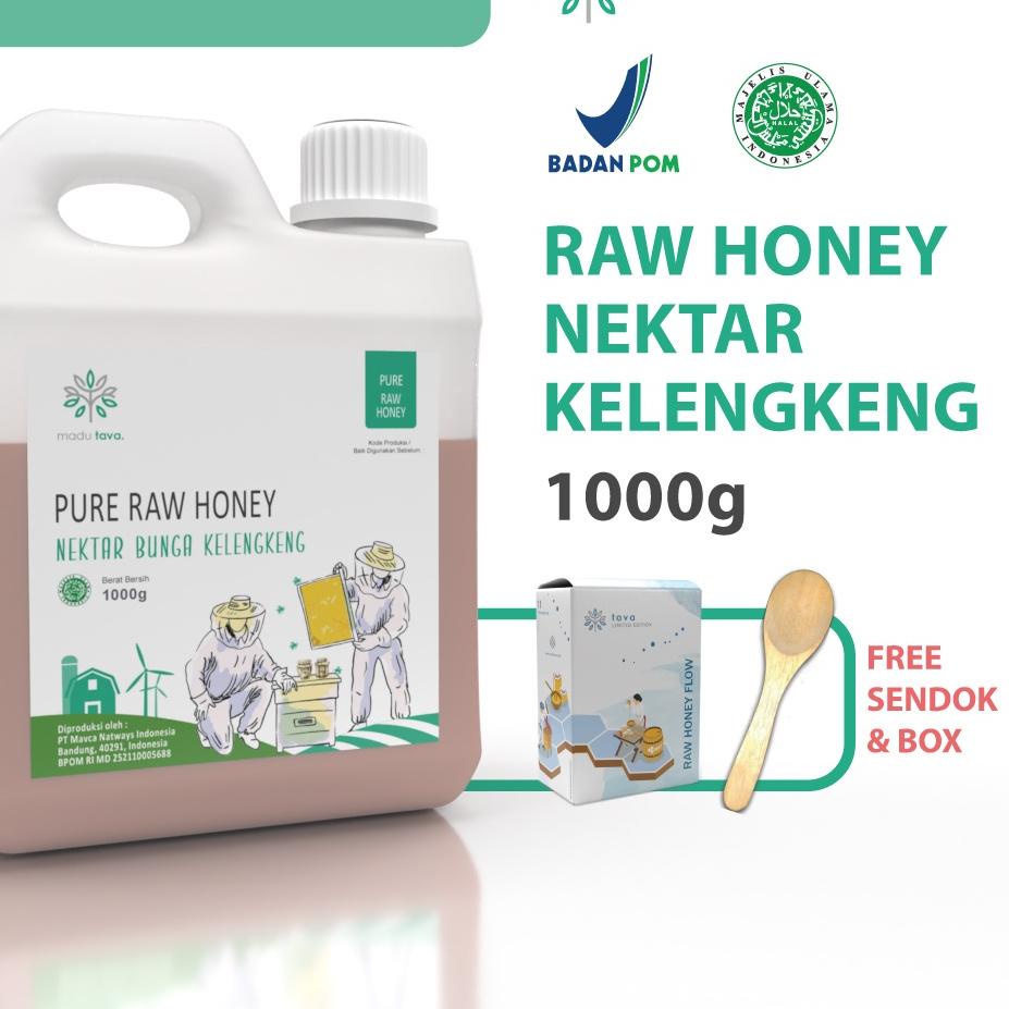 

֍ Murni Asli Tava Nektar Kelengkeng 1kg Grade A 100% Alami Pure Natural Raw Honey ♢