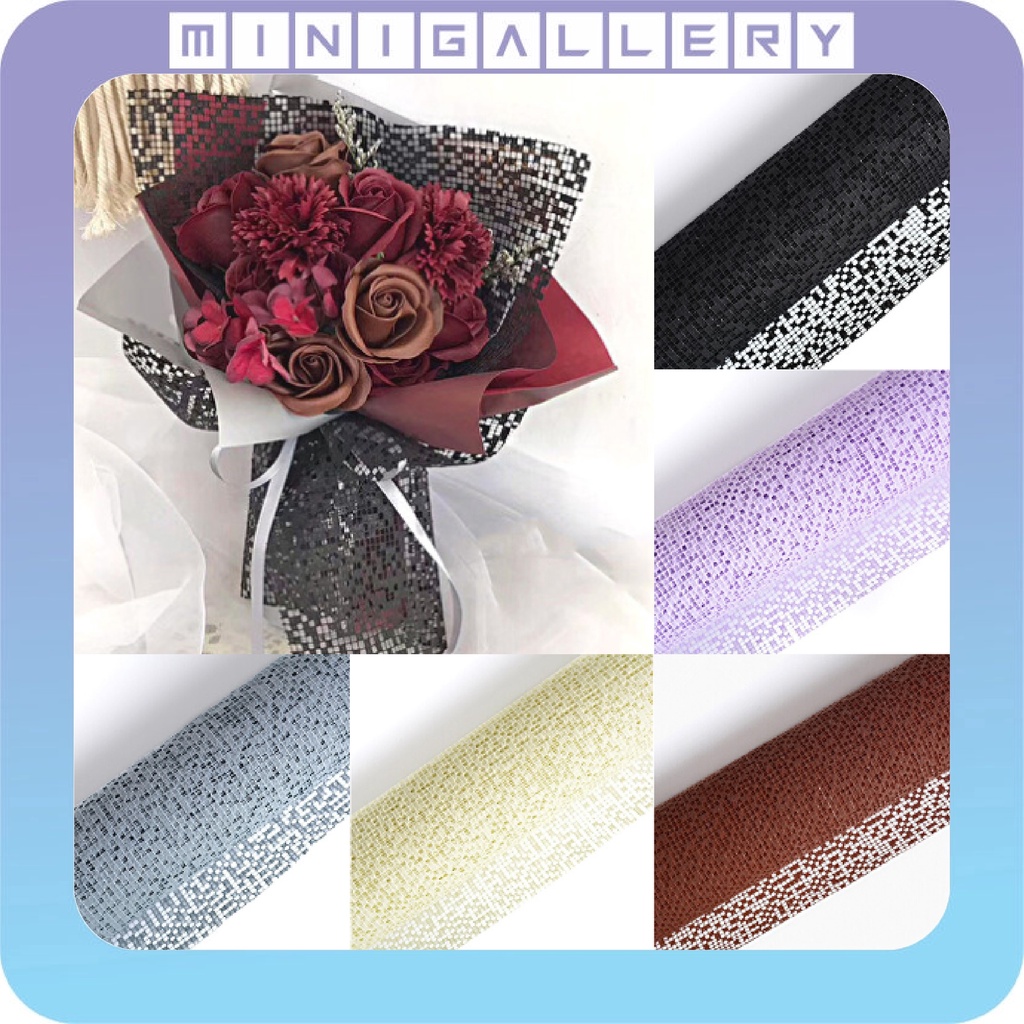 

Kertas Bunga Korean Jaring Wrapping Paper Mash Jala Polynet Flower wrapping bungkus bunga KB6292