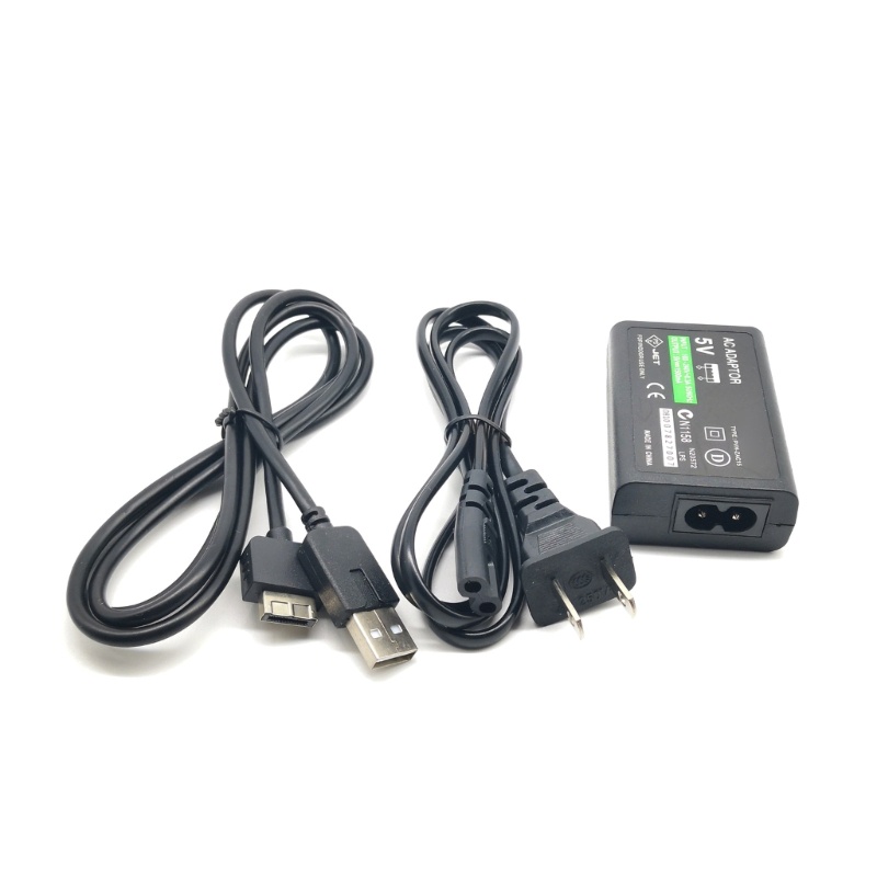 Zzz Home Charger Power Supply AC-Adapter USB Data Charging Cable Kabel Untuk PSVita1000