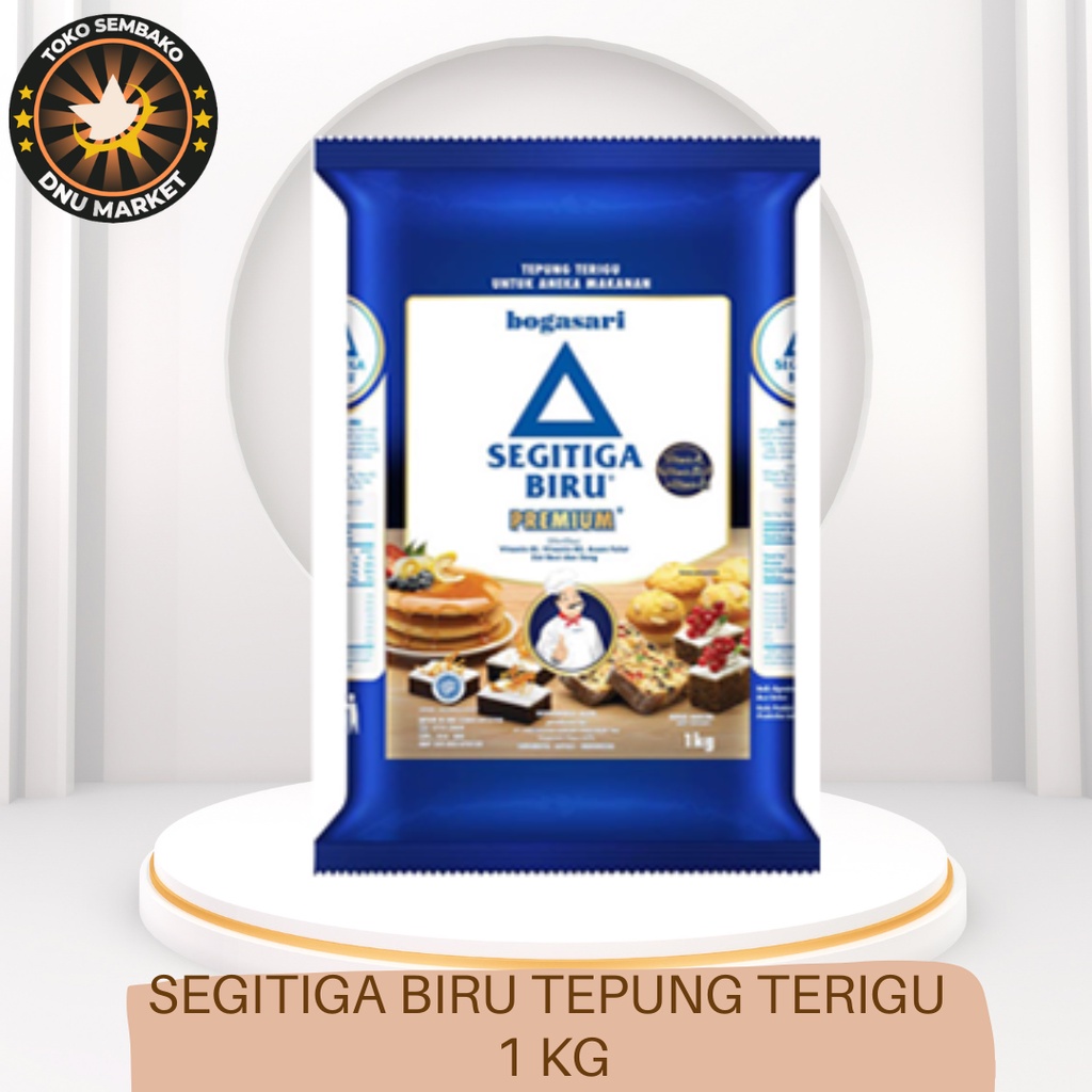 

BOGASARI TEPUNG TERIGU SEGITIGA BIRU PREMIUM | 1 KG